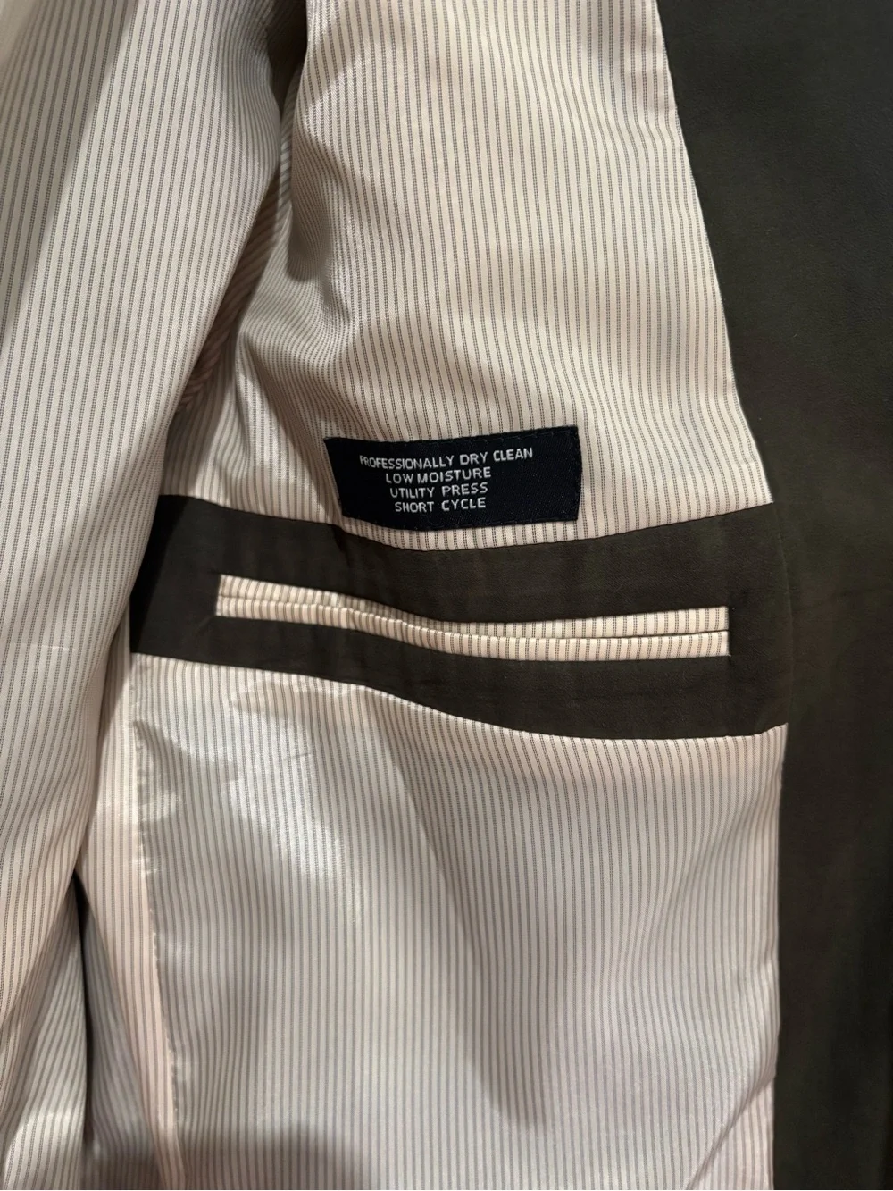 Jos. A. Bank Olive Green Suede Sport Coat